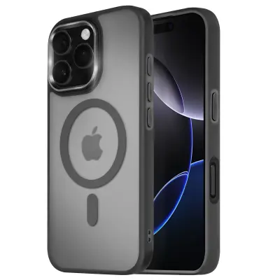MagSafe maska za iPhone 16 Pro mat mliječna poleđina rub