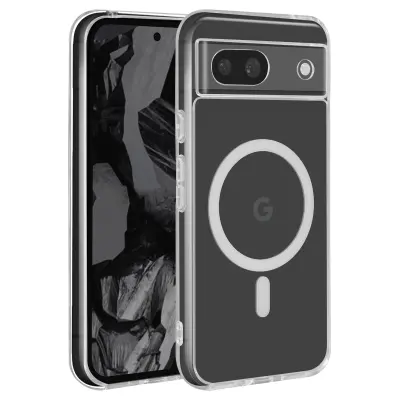 MagSafe maska za Google Pixel 8a čvrsta poleđina mekani rub tanka