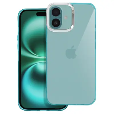 Maska za iPhone 16 savitljiva smoky završna obrada metalizirani okvir kamere