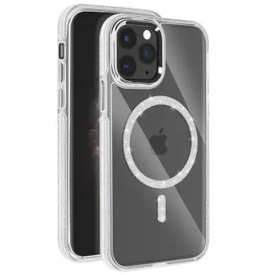 MagSafe maska za iPhone 11 Pro silikonska sa šljokicama
