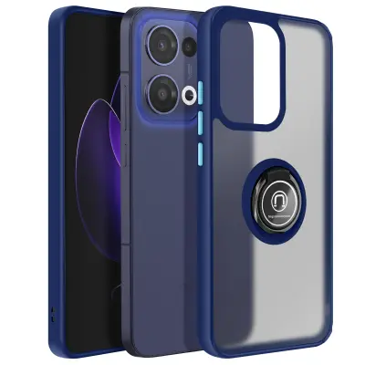 Maska za Oppo Reno 13 Magnetska prstenasta prozirna stražnja strana