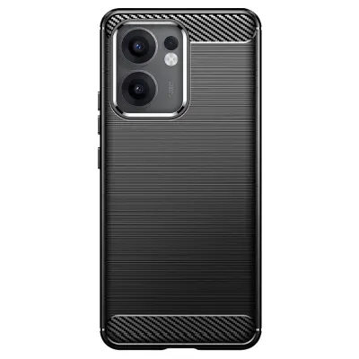 Maska za Oppo Reno 13 F i 13 FS Silikonska s dizajnom brušenog karbona