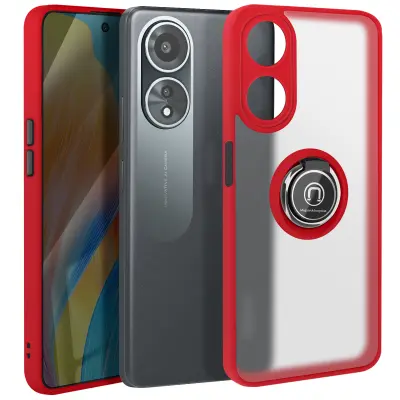 Maska za Oppo A58 metalni prsten za video postolje