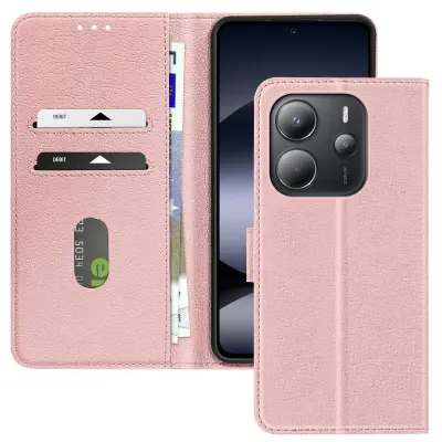 Torbica za Xiaomi Redmi Note 14 4G preklopna novčanik i video stalak