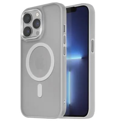 MagSafe maska za iPhone 13 Pro Max mat mliječna poleđina rub