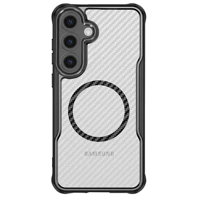 Maska za Samsung Galaxy S24, otporna na udarce, MagSafe, efekt karbona