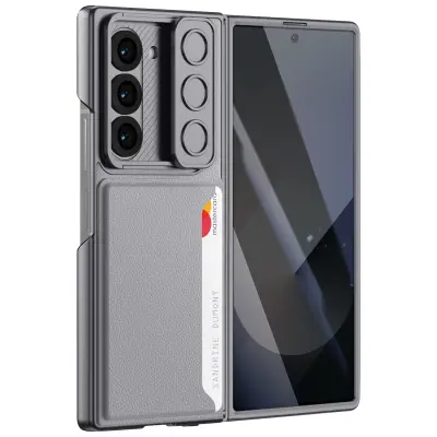 Maska za Samsung Galaxy Z Fold 6 s držačem kartica i kaljenim staklom