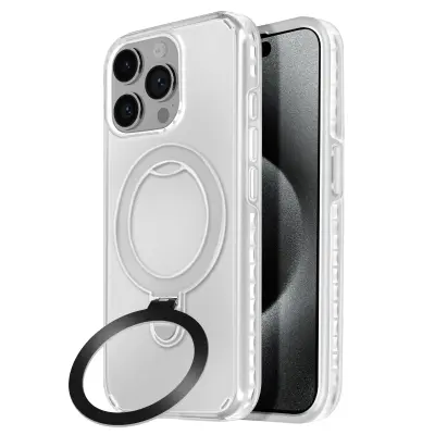 MagSafe maska za iPhone 15 Pro Max otporna na udarce sa sklopivim postoljem