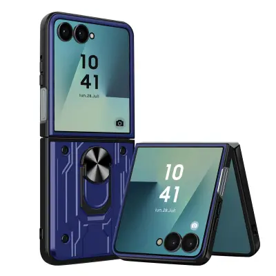 Maska za Samsung Galaxy Z Flip 7 otporna na udarce s magnetskim prstenom