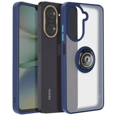 Maska za Xiaomi Redmi A5 s magnetskim prstenom i prozirnom poleđinom