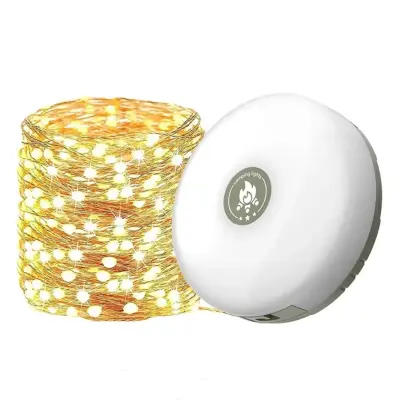 Kamperska LED svjetiljka 10 m, baterija 2000 mAh, 5 načina i IPX4 zaštita | GLOWTREK