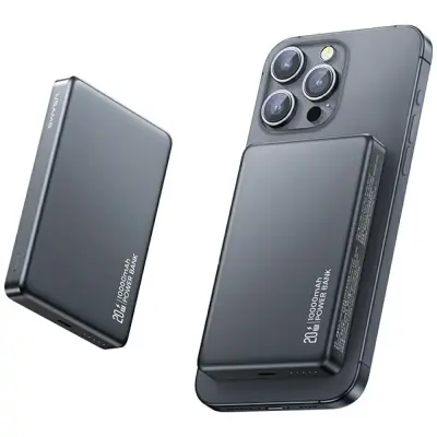 USAMS POWERBANK MAGNETIC WIRELESS 10000MAH ZA IPHONE 12 13 14 20W