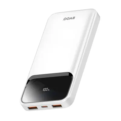 Baterija vanjska 10000mAh 22,5 W s USB-C + 2 USB LED prikaz