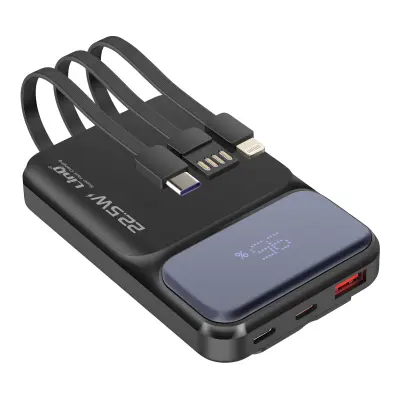 Vanjska baterija 10000mAh + Lightning - USB C i USB kablovi