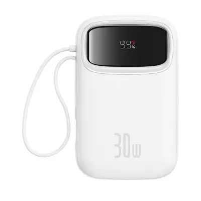 BASEUS QPOW 2 10000mAh 30W POWER BANK (BIJELA)