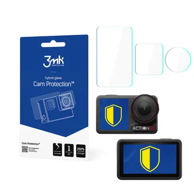 3MK TEMPERIRANO STAKLO ZA DJI OSMO ACTION 5 PRO ANTIREFLEKSIJSKI ZAŠTITNIK ZA EKRAN