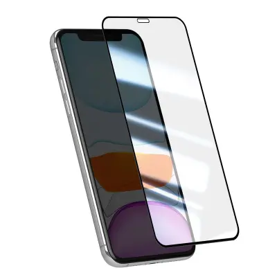 Kaljeno staklo za iPhone 11 protiv ogrebotina 3D zakrivljeni rub ultra otporno