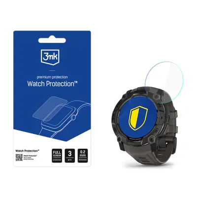 GARMIN INSTINCT 3 50MM (AMOLED, SOLAR) - 3MK ZAŠTITA ZA SAT FLEXIBLEGLASS