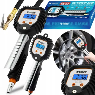 Digitalni LCD pneumatski pištolj za pumpanje guma 18bar