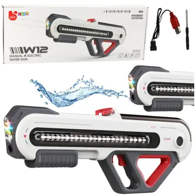 Električni automatski vodeni pištolj na baterije 60 cm USB LED W12