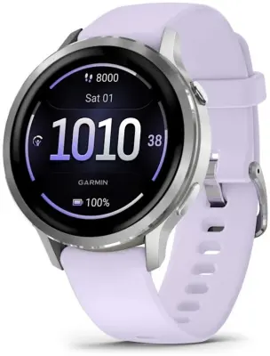 Pametni sat Garmin Venu 4 41mm Gray Silver Periwinkle