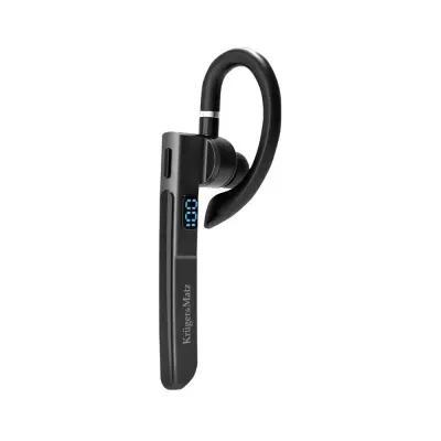 Bežične Bluetooth 5.2 auto slušalice s baterijom LCD K16 crne