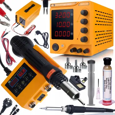 Set Napajanje i Lemilica 2u1 RARES-3210 OH660 – 32V 10A | Fluks RMA-223 | Preciznost i Sigurnost