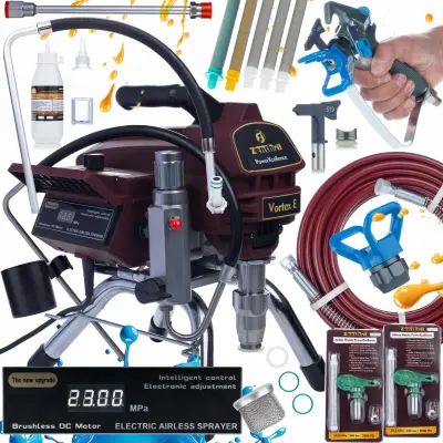 Bezzračni Raspršivač Vortex E – 3000 W, 20 MPa, 3,5 L/Min | PowerXcellence Tehnologija