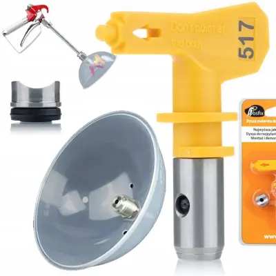 Mlaznica Ultra Spray Model 517 – Set s Osiguračem | Kompatibilnost s Graco, Titan, Wagner