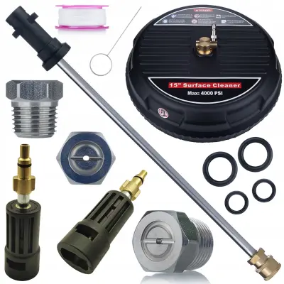Set Pribora Za Visokotlačni Čistač – T-Racer + Lance 34 Cm + Adapter | Kompatibilnost s Kärcher K2–K7