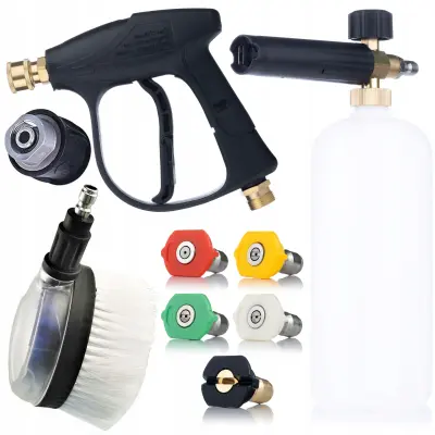 Set Za Visokotlačni Čistač JetKit Ultra Foam QC-M22 – Pjenilica 1L 200 Bar | Kompatibilno s Kärcher, Lavor, Parkside