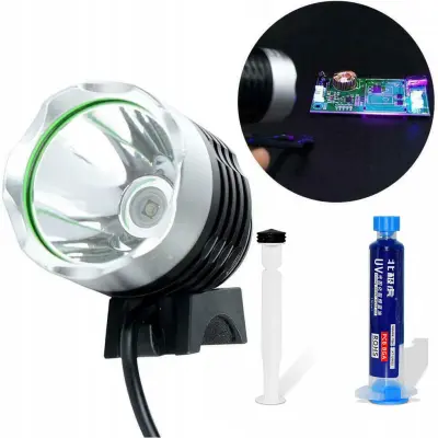 Set Soldermaska Plava 10ml + UV Lampa – Precizna Aplikacija | Brzo Utvrđivanje