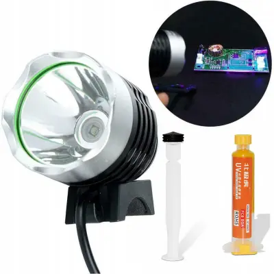 Set Soldermaska Narančasta 10ml + UV Lampa – Precizna Zaštita PCB | Brzo Utvrđivanje
