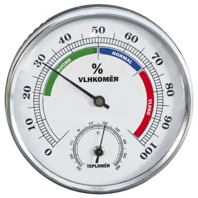 Termometar s higrometrom, 8,5 cm