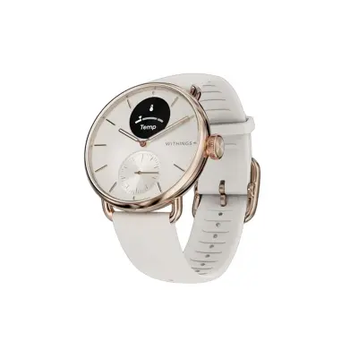 Withings ScanWatch 2 hibridno izdanje povezanog sata s praćenjem zdravlja, 38 mm, zlatna