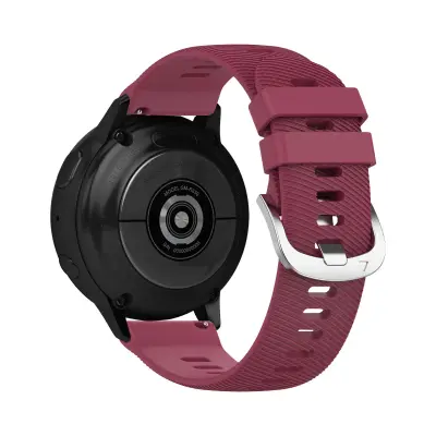 Remen za Samsung Galaxy Watch Active 2 40mm teksturirani silikon bordo