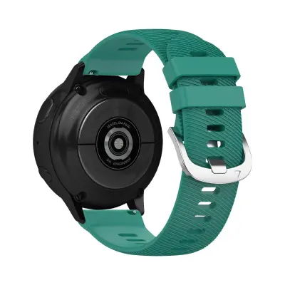 Remen za Samsung Galaxy Watch Active 2 40mm teksturirani silikon tamno zeleni