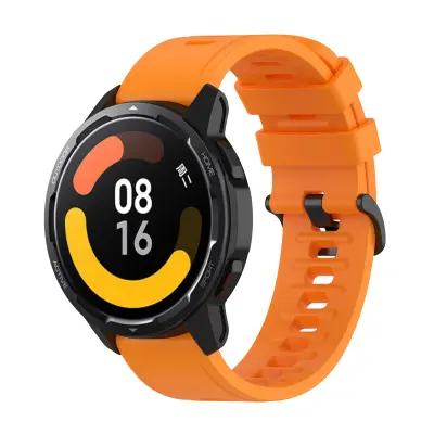 Remen za Xiaomi Watch S1 Active / Watch Color 2 meki narančasti