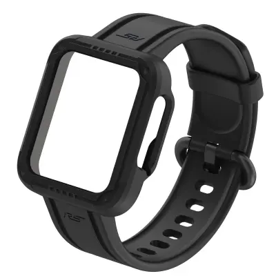 Remen za Xiaomi Redmi Watch 2 Lite / Redmi Watch 2 silikonski bumper crni
