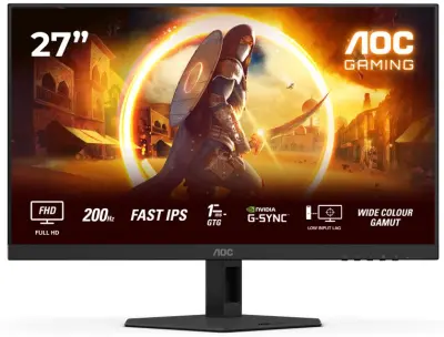 Monitor 27" AOC 27G4HRE, 2xHDMI, DP, 200Hz, 1ms, zvučnici