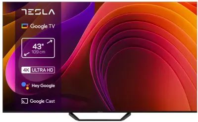 TV TESLA 43E655BUS, 109.2cm (43"), DLED, 4K UHD Smart TV, Google tv