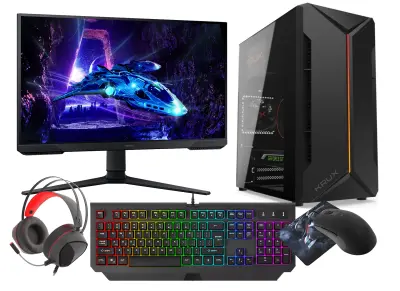 VIST  Core i5-14400 32GB SSD 1TB M.2 WIFI LCD 24 180Hz W11