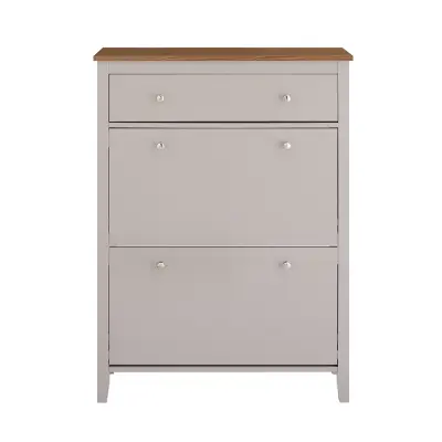 SoBuy Ormarić za Cipele Tanak Dizajn za Uzane Prostore Svijetla Drvena Tekstura 24x80x100cm FSR89-KA