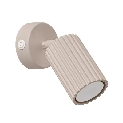 Zidna lampa KARBON 30 taupe