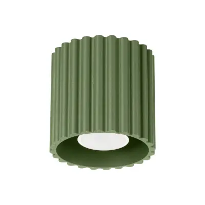 Stropna lampa AURA 1 maslinasto zelena GU10