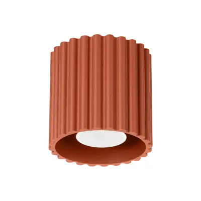 Stropna lampa AURA 1 crvena oker GU10