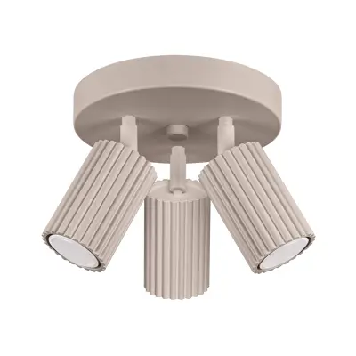 Stropna lampa KARBON 2 taupe