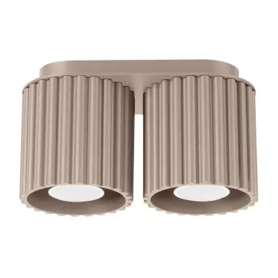Stropna lampa AURA 2 taupe GU10