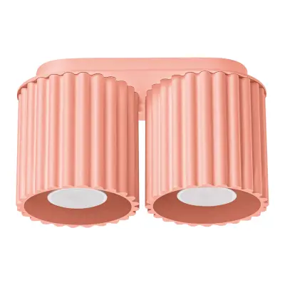 Stropna lampa AURA 2 breskva GU10