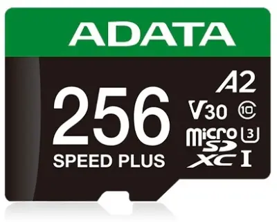 Memorijska kartica ADATA microSD U3, V30, 180/160MBs, 256GB